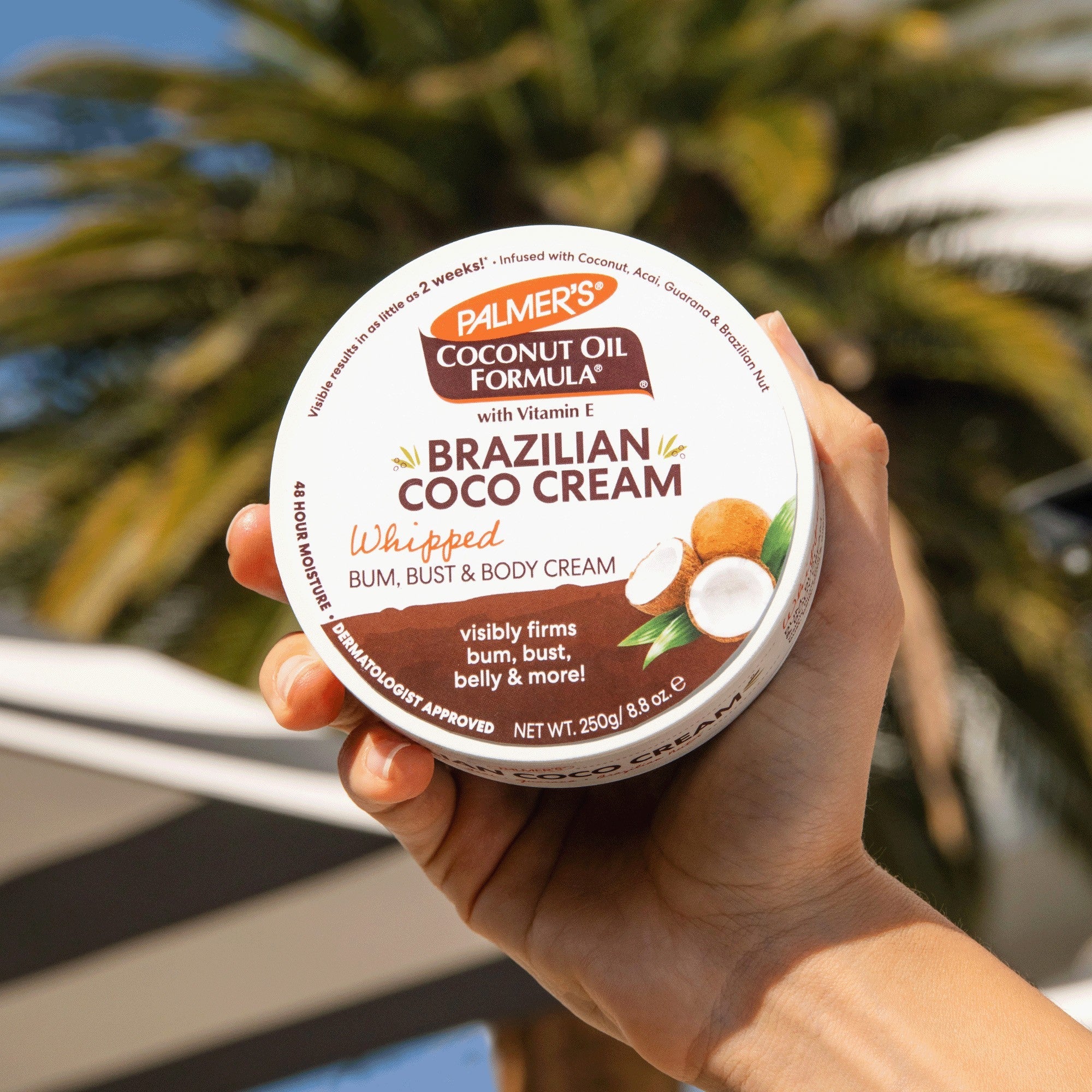 Palmer's Brazilian Coco Whipped Body Cream 250g - Image 2