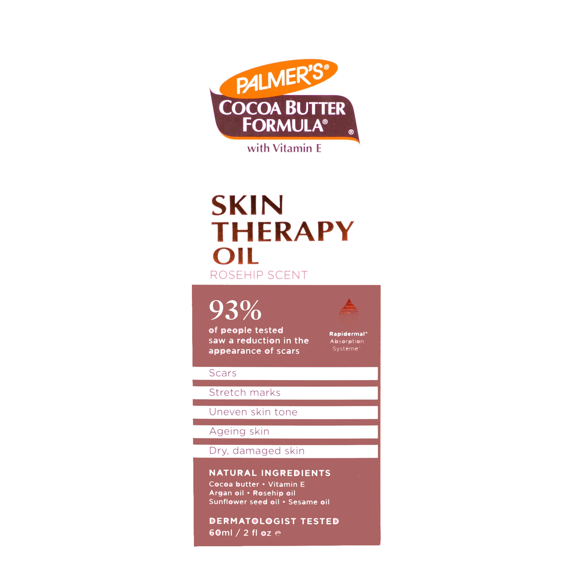 Palmer's Cocoa Butter Skin Therapy Oil Rosehip Scent 60ml - Image 2