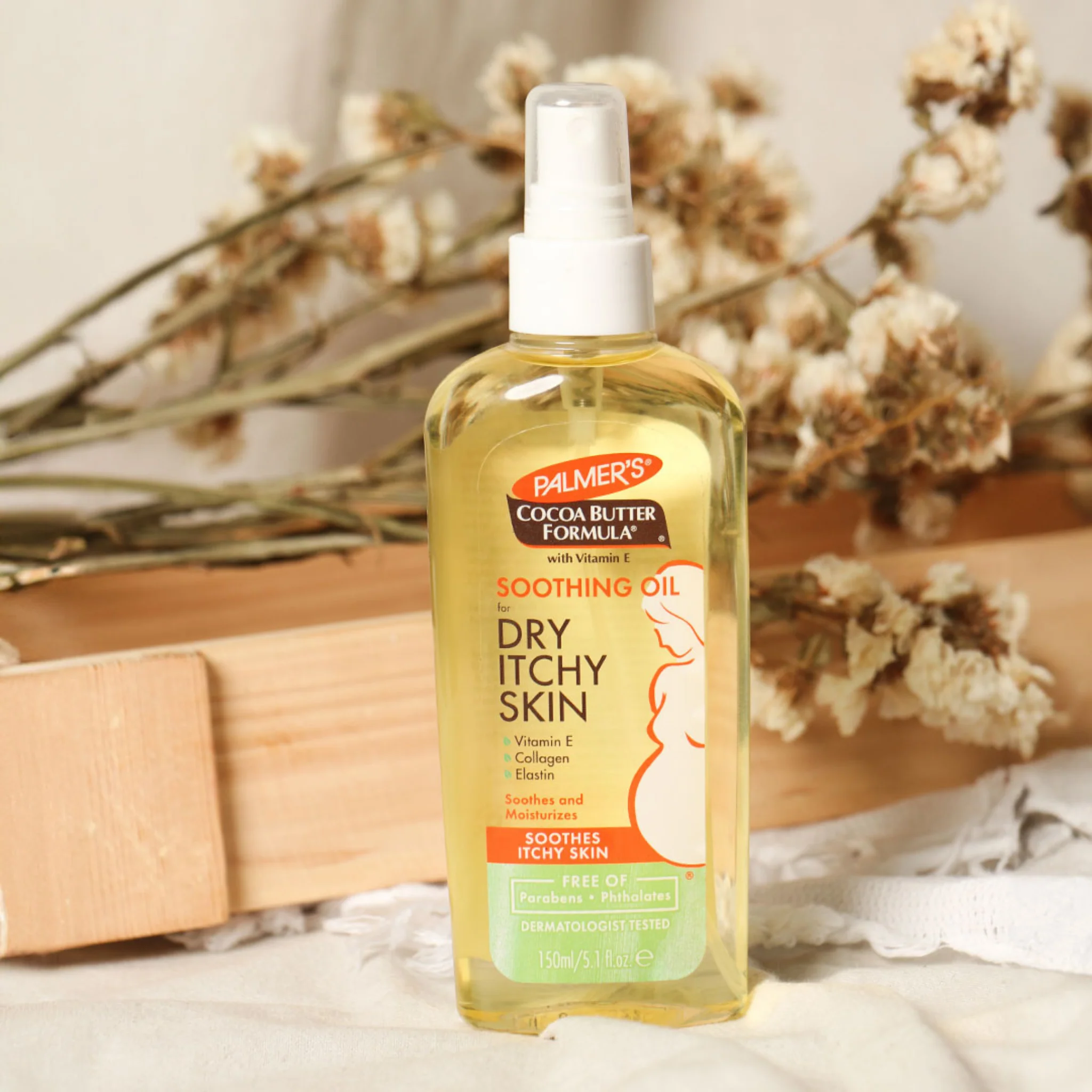Palmer's Cocoa Butter Soothing Oil for Dry Itchy Skin 150ml - Image 2