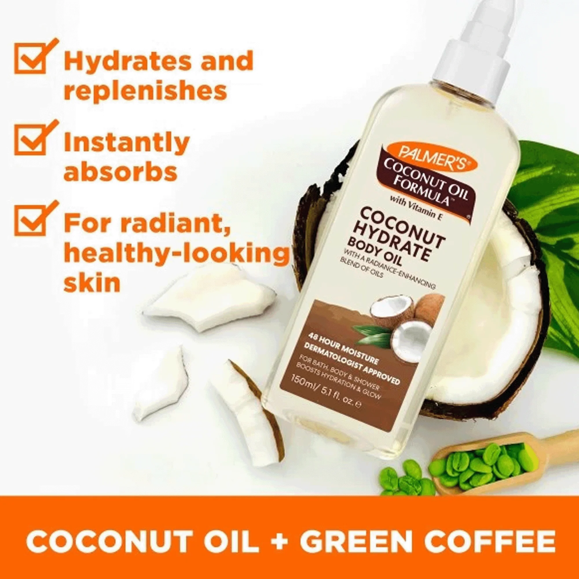 Palmer's Coconut Oil Formula Body Oil 150ml - Image 5