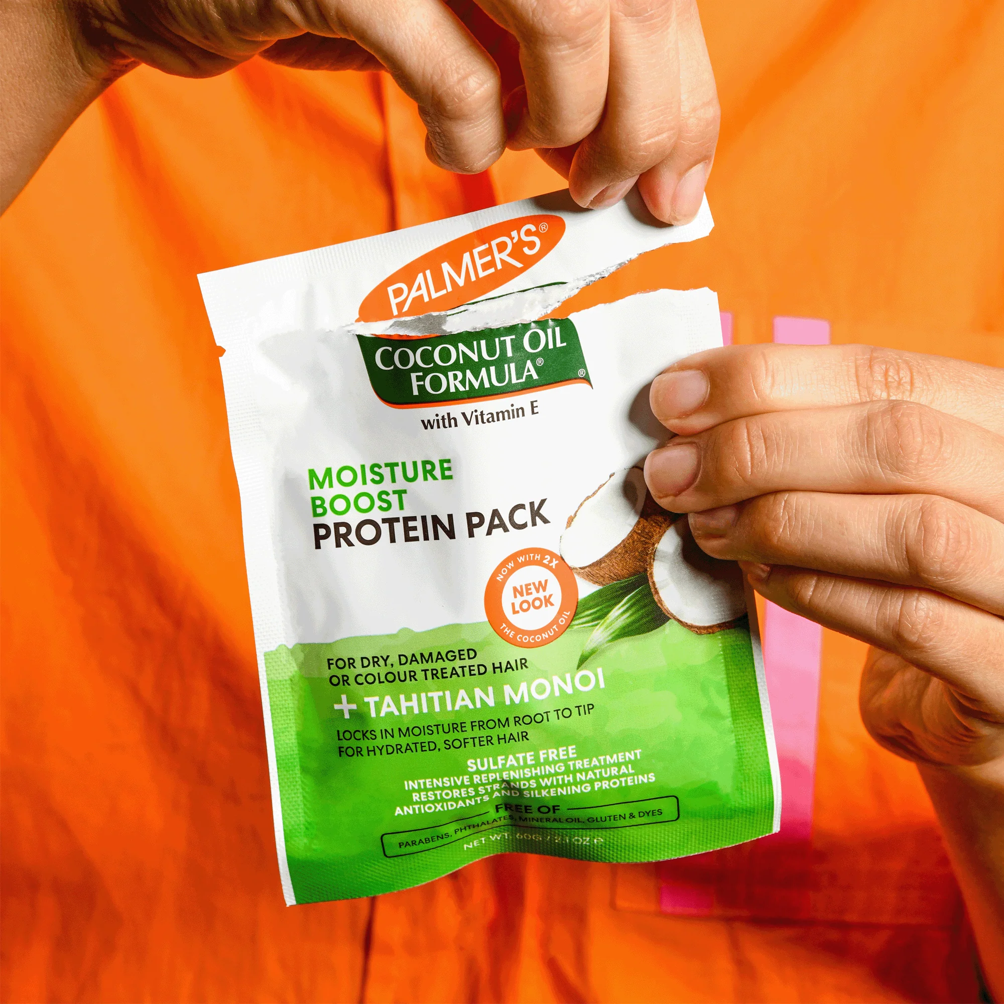 Palmer's Coconut Oil Moisture Boost Protein Treatment Pack 60g - Image 2