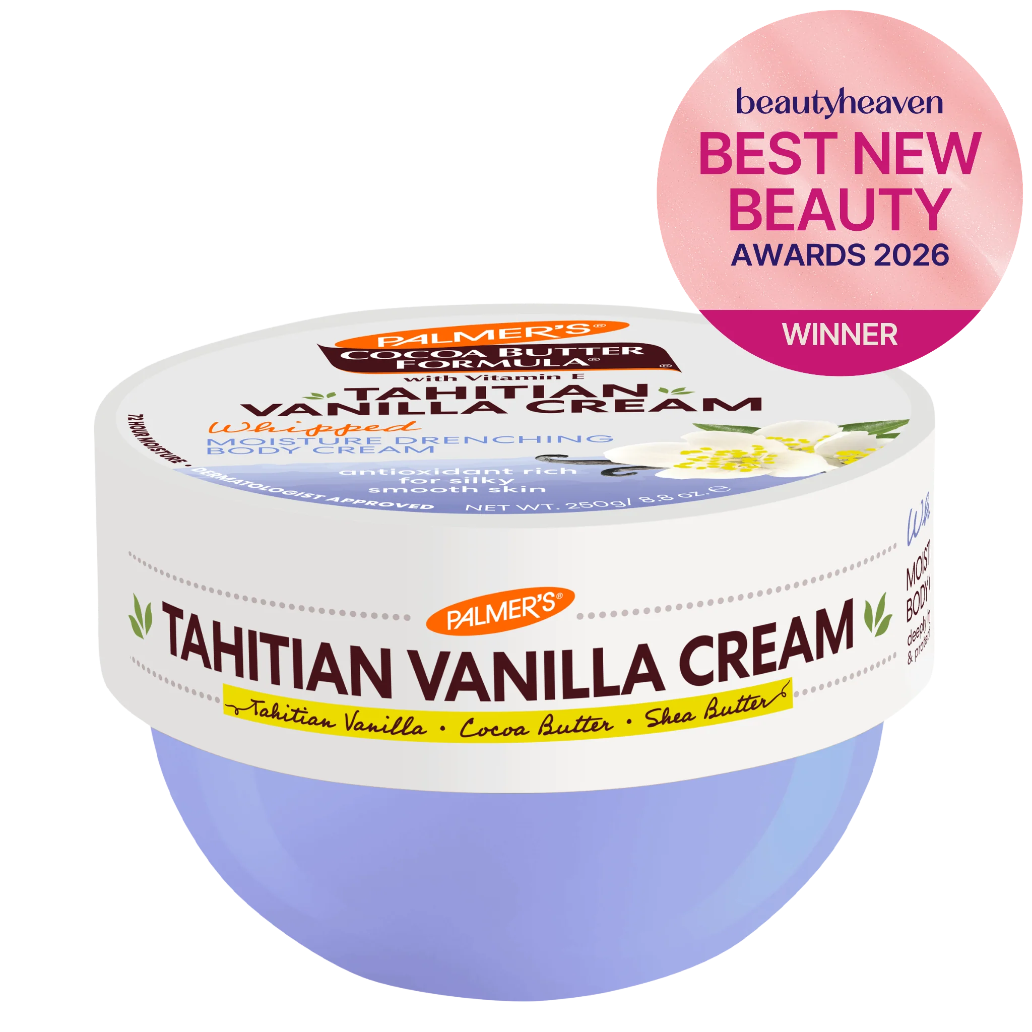 Palmer's Tahitian Vanilla Whipped Body Cream 250g