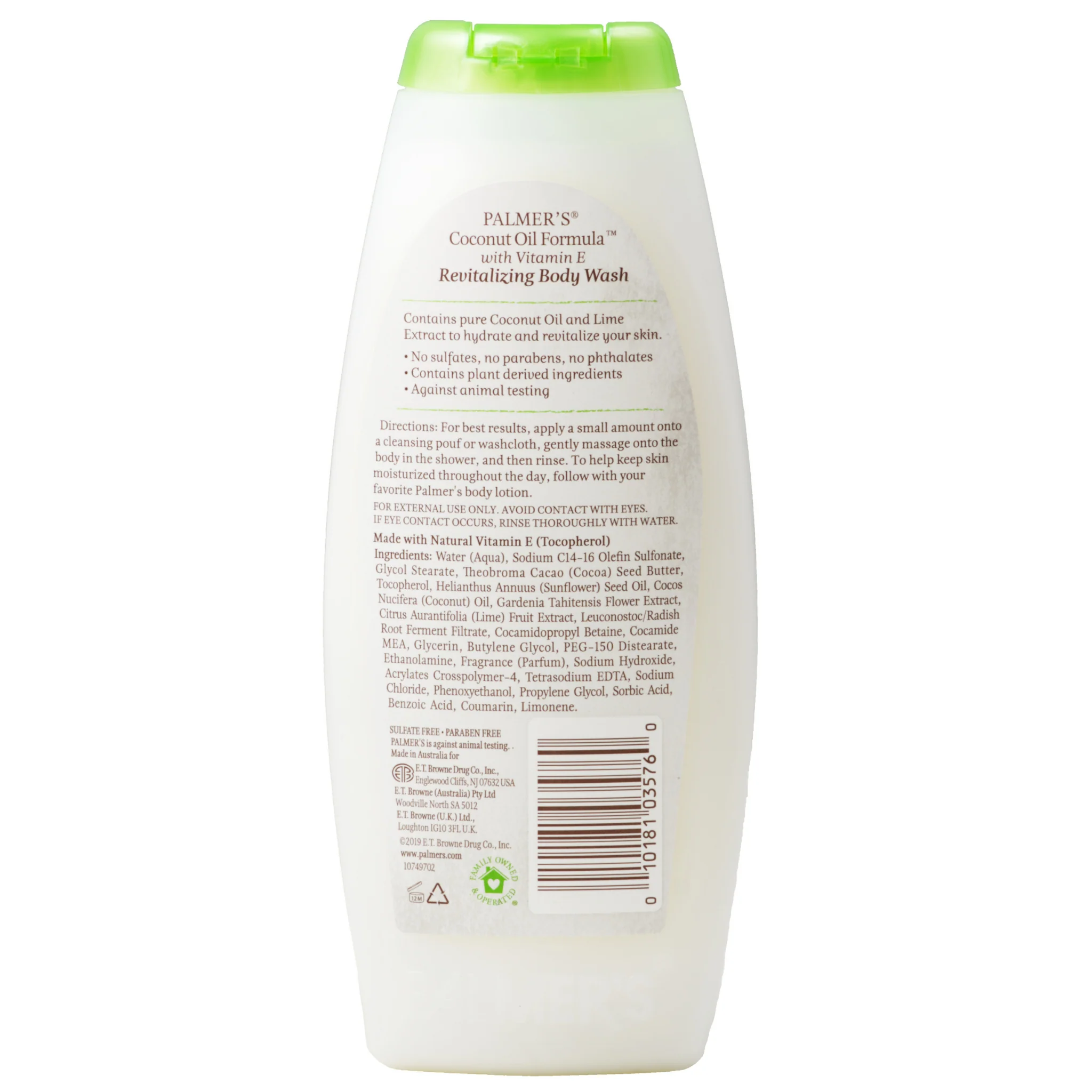Palmer's Coconut Lime Body Wash 400ml - Image 2